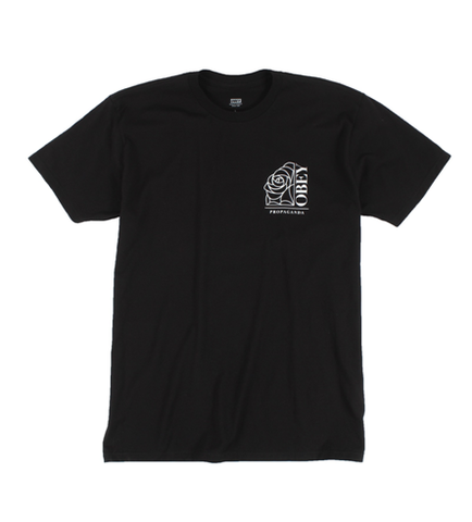 Obey Rose Noir T-Shirt Black