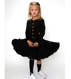 Angels Face Black Wings Cardigan