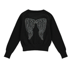 Angels Face Black Wings Cardigan
