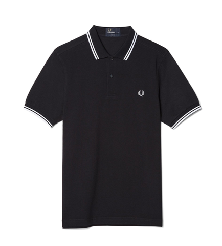 Fred Perry M3600 Twin Tipped Polo Navy/white